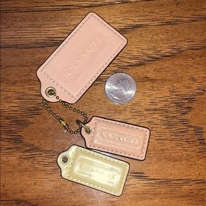 Coach bag tags